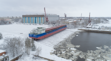 Сухогруз «ИДЕЛЬ 1» спущен на воду на заводе «Красное Сормово»