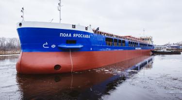 Сухогруз «Пола Ярослава» спустили на воду на заводе «Красное Сормово»