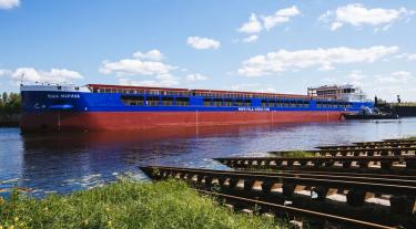Сухогруз «Пола Марина» спущен на воду со стапеля завода «Красное Сормово»