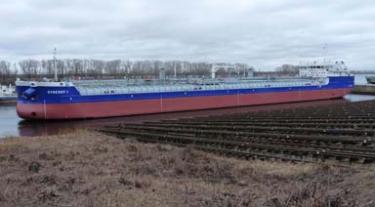 Пятнадцатый танкер проекта RSТ27 спущен на воду на заводе «Красное Сормово»